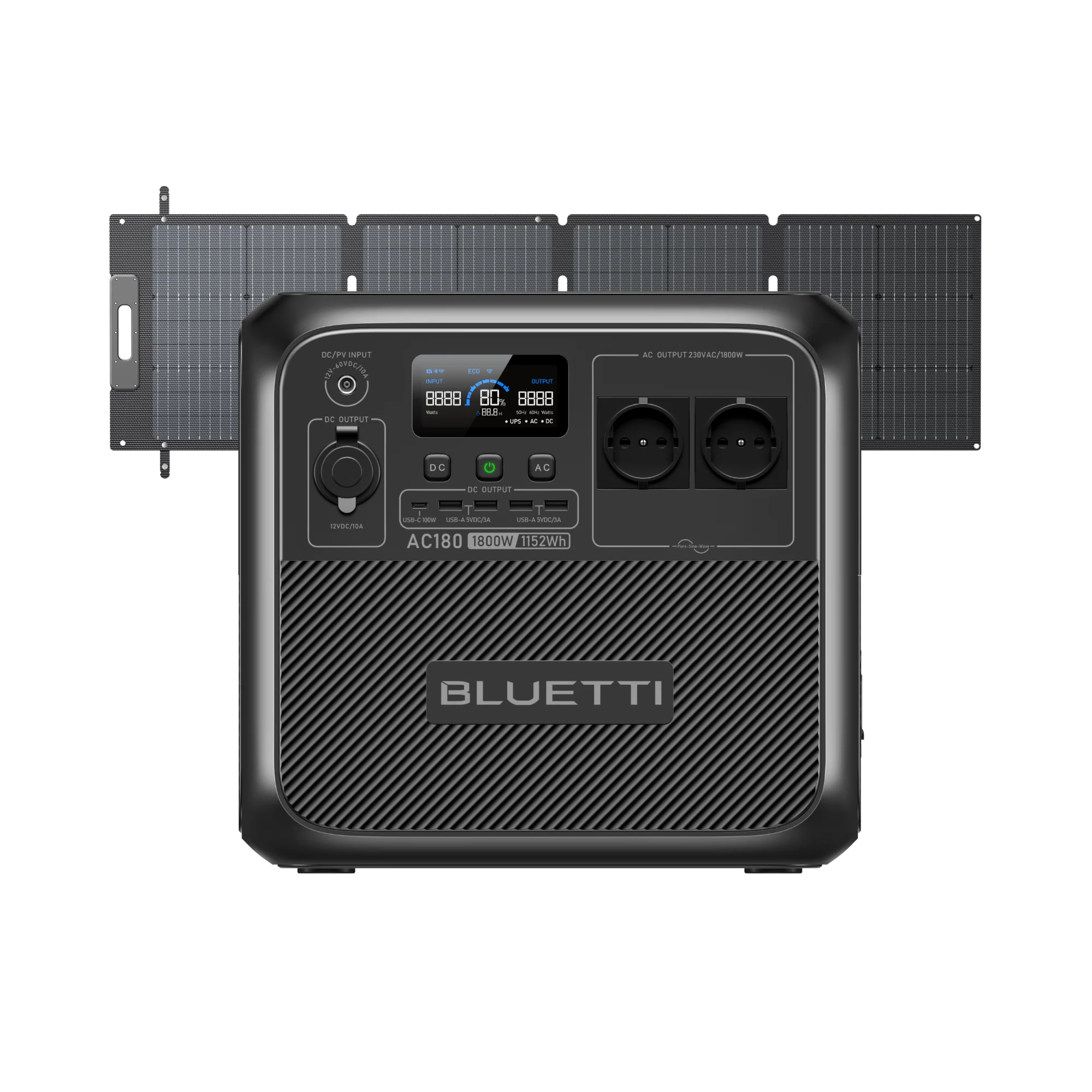 BLUETTI AC180 Портативна Електростанція | 1800 Вт 1152 Вт·год (Ukraine) - Image 6