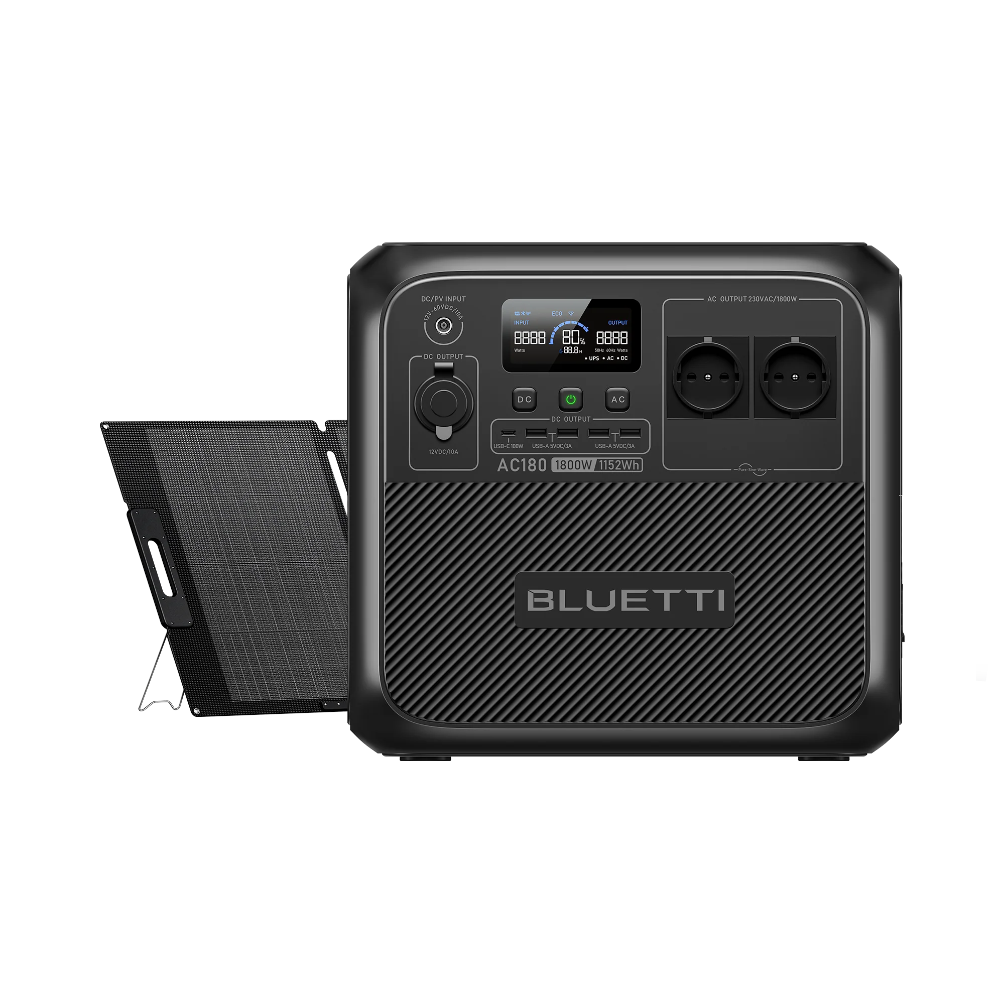 BLUETTI AC180 Портативна Електростанція | 1800 Вт 1152 Вт·год (Ukraine) - Image 8