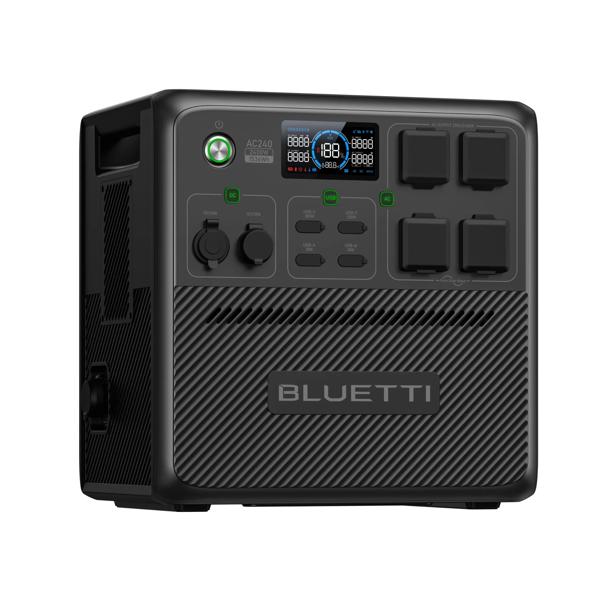 BLUETTI AC240 Portable Power Station | 2400W 1536Wh - Image 5