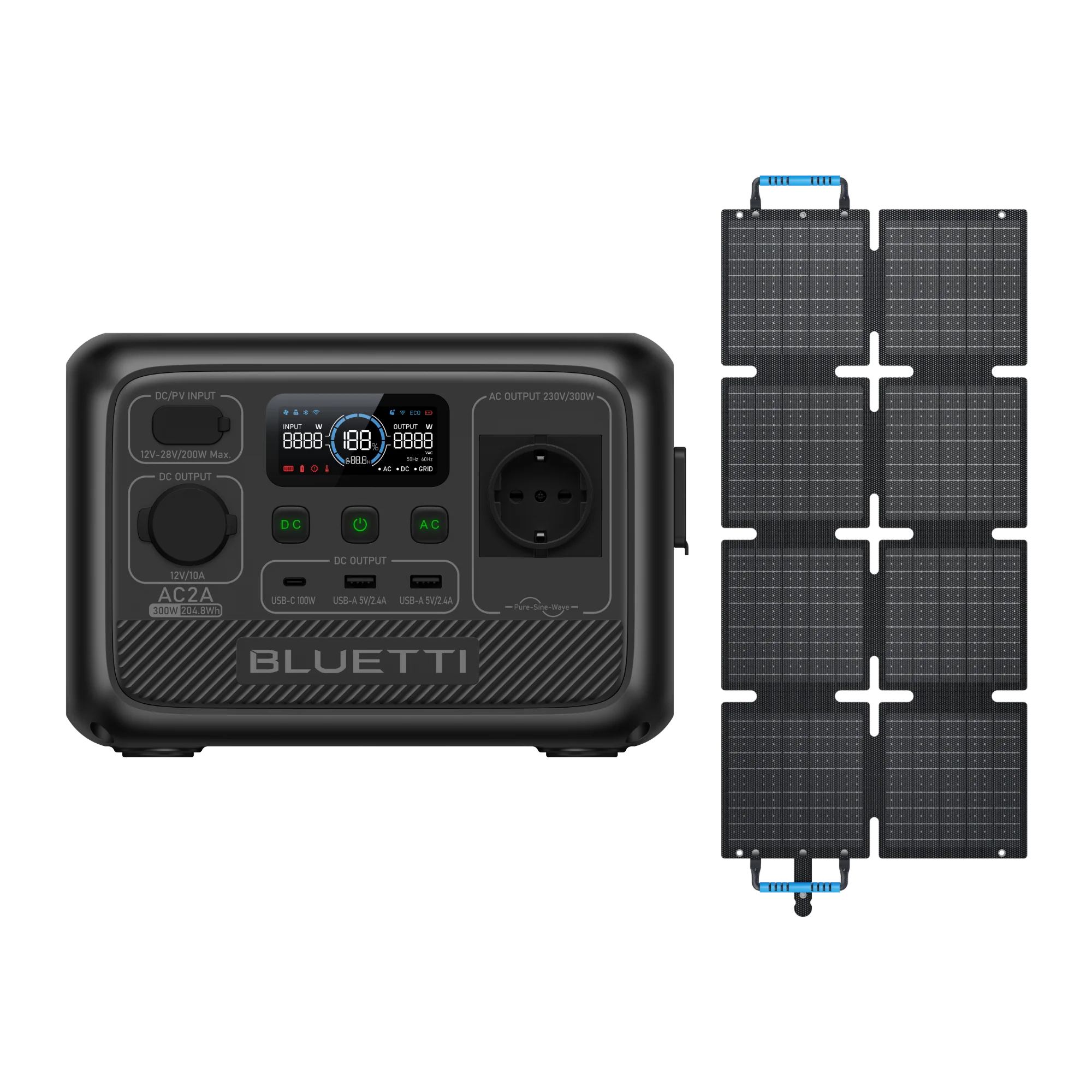 BLUETTI AC2A Portable Power Station | 300W 204,8Wh - Image 10