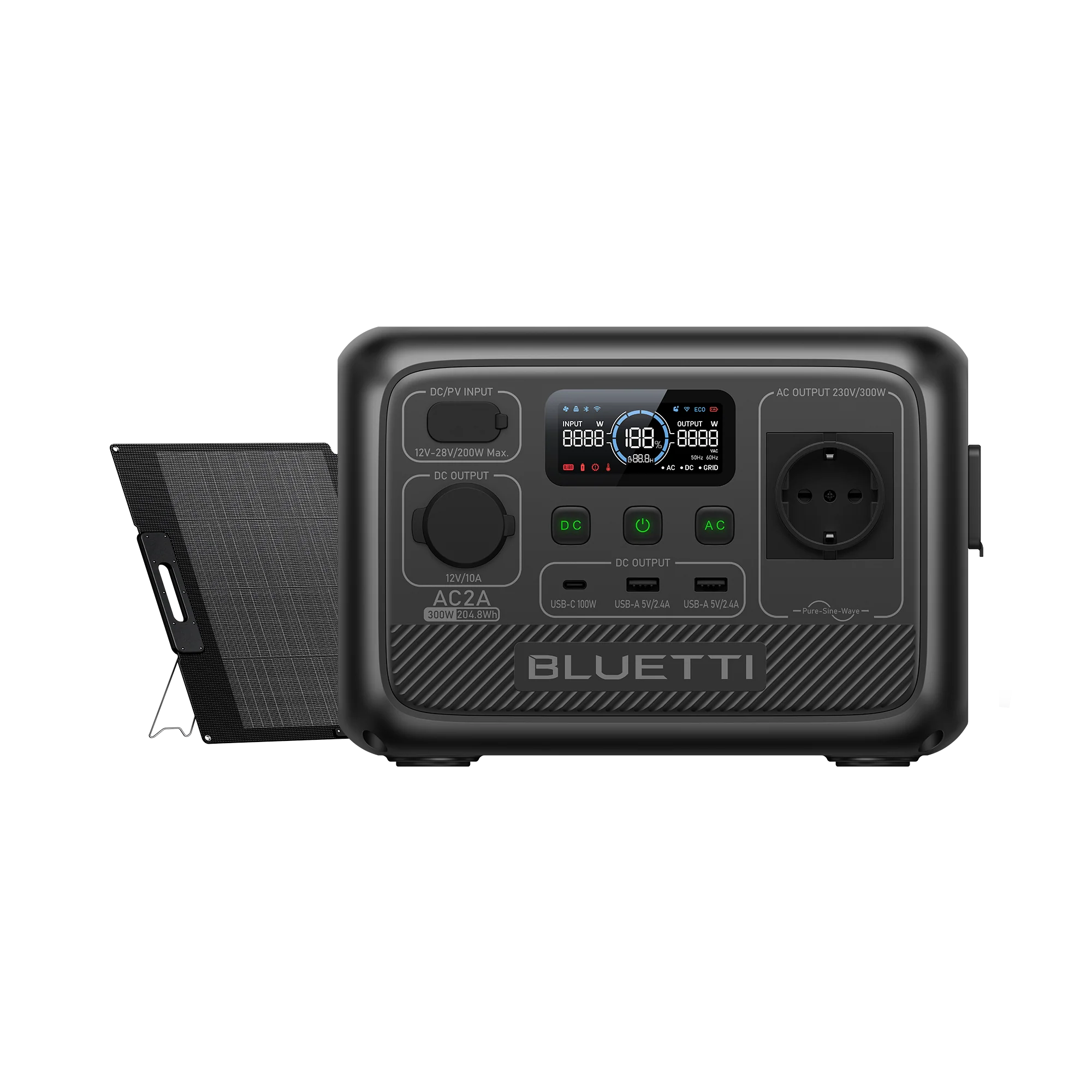 BLUETTI AC2A Portable Power Station | 300W 204,8Wh - Image 8