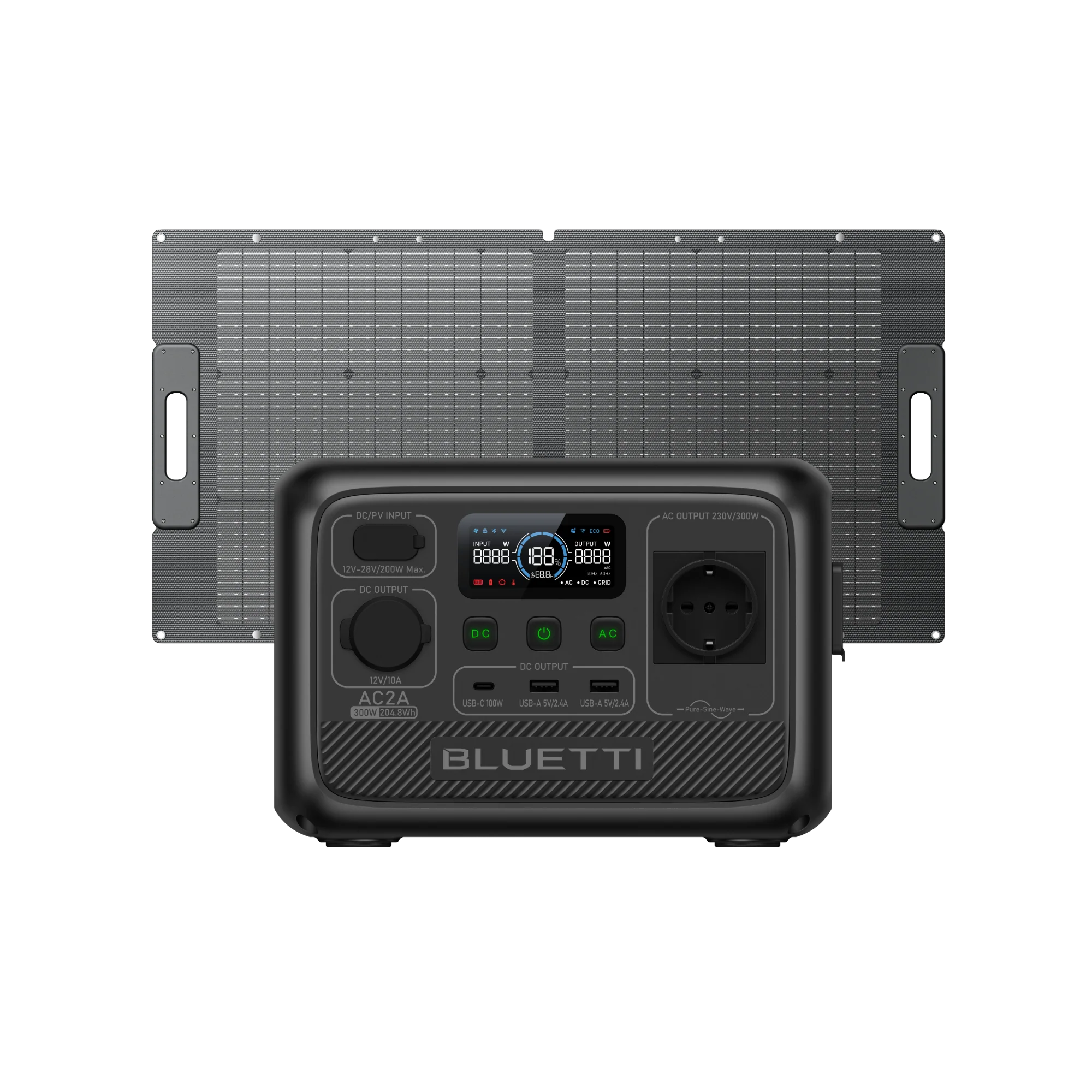 BLUETTI AC2A Portable Power Station | 300W 204,8Wh - Image 9