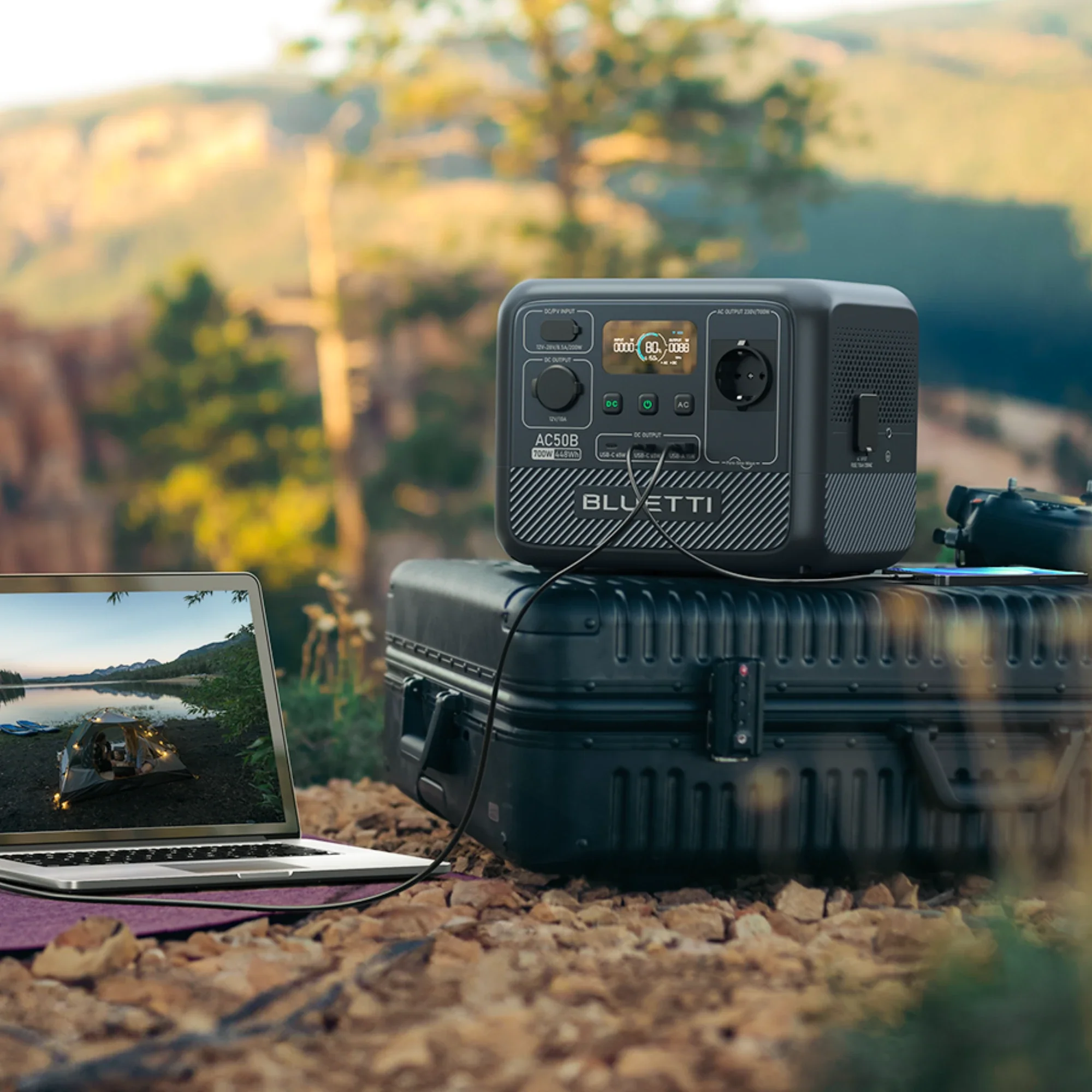 BLUETTI AC50B Portable Power Station | 700W 448Wh - Image 6