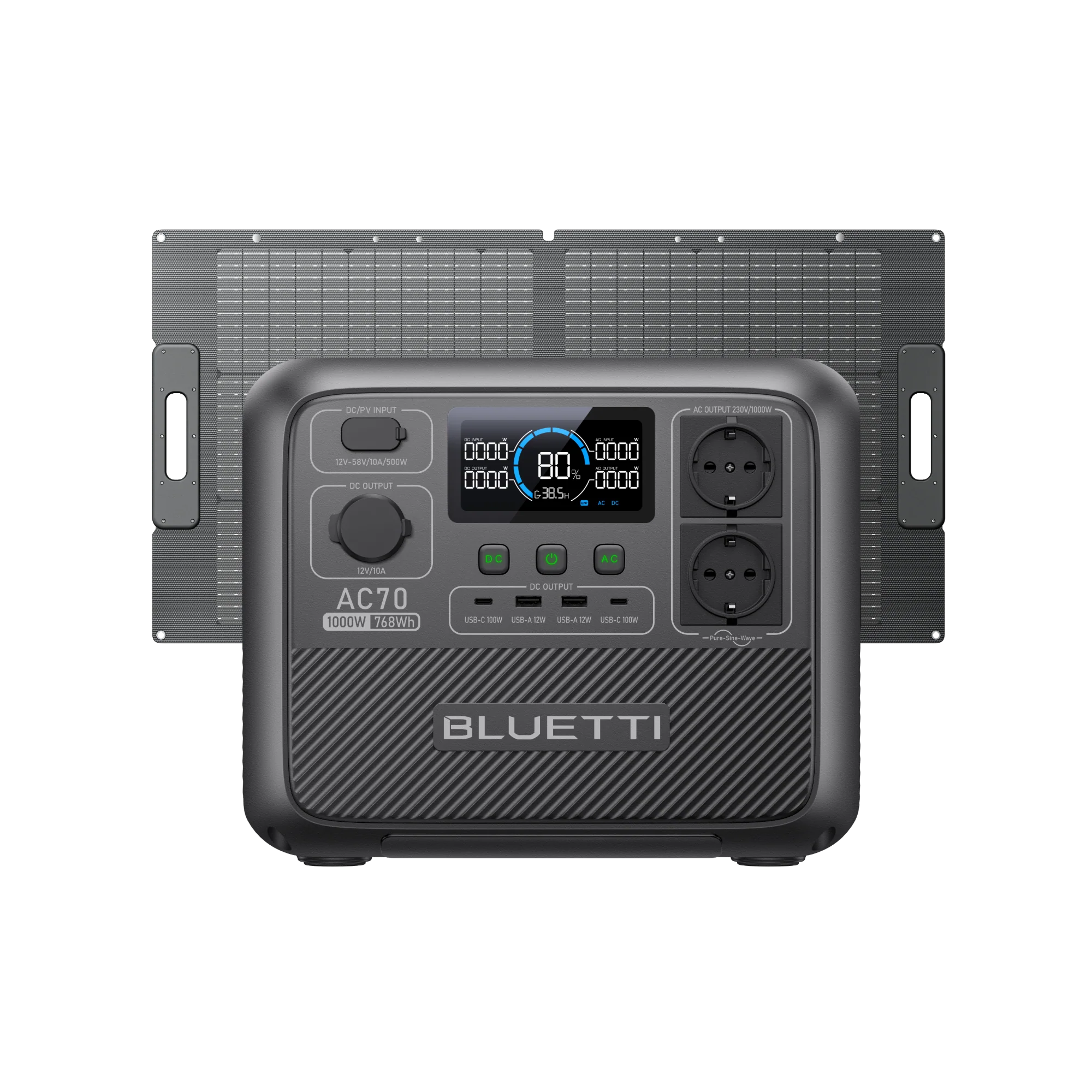 BLUETTI AC70 Portable Power Station | 1000W 768Wh - Image 11