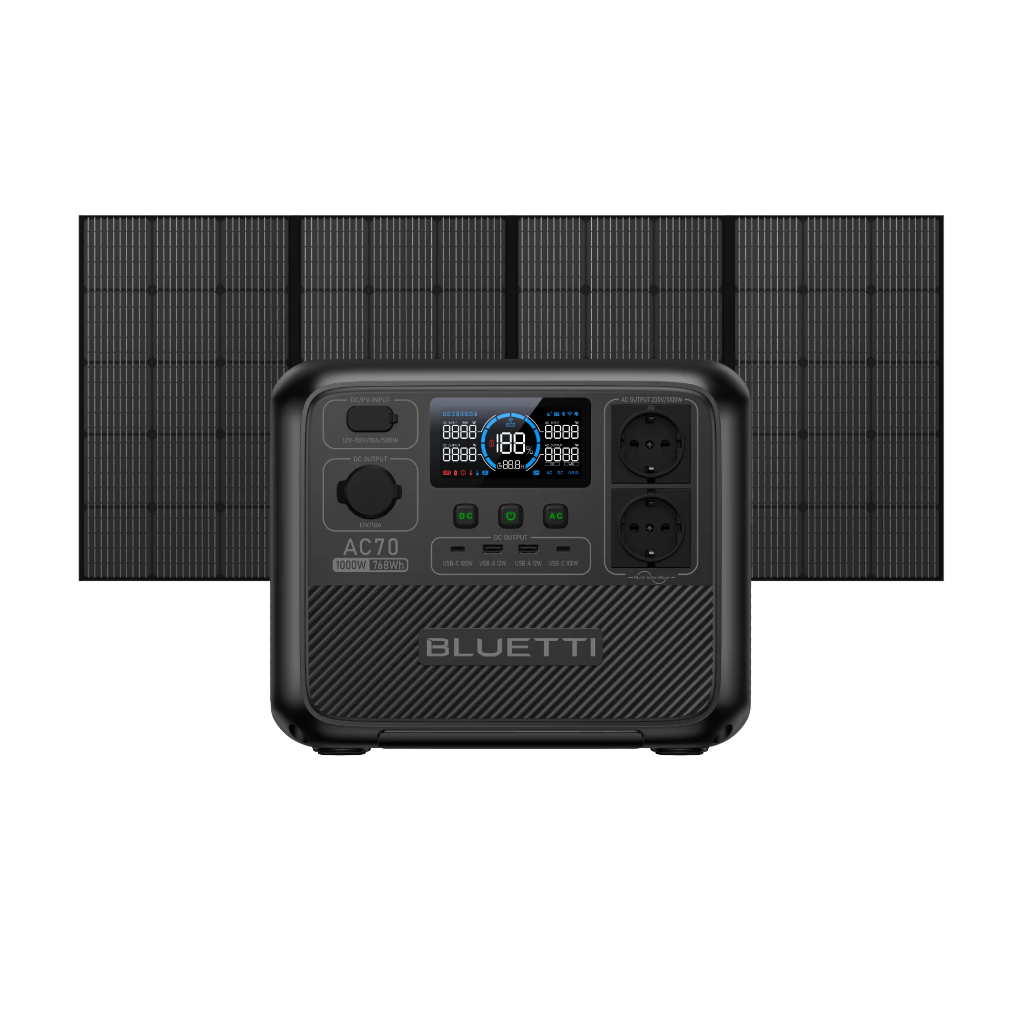 BLUETTI AC70 Portable Power Station | 1000W 768Wh - Image 9