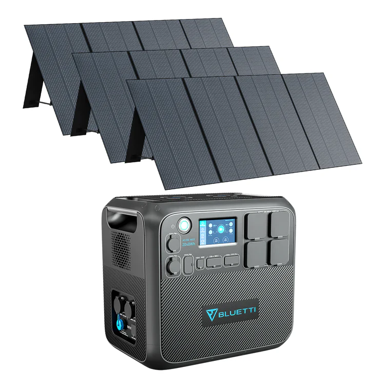 BLUETTI AC200MAX+350W Solar Generator Kit - Image 3