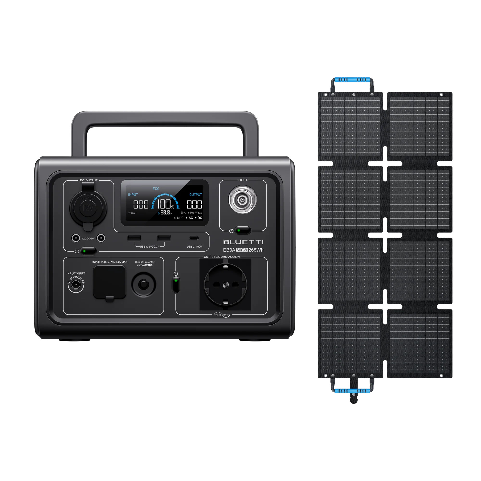BLUETTI EB3A Portable Power Station | 600W 268Wh - Image 14