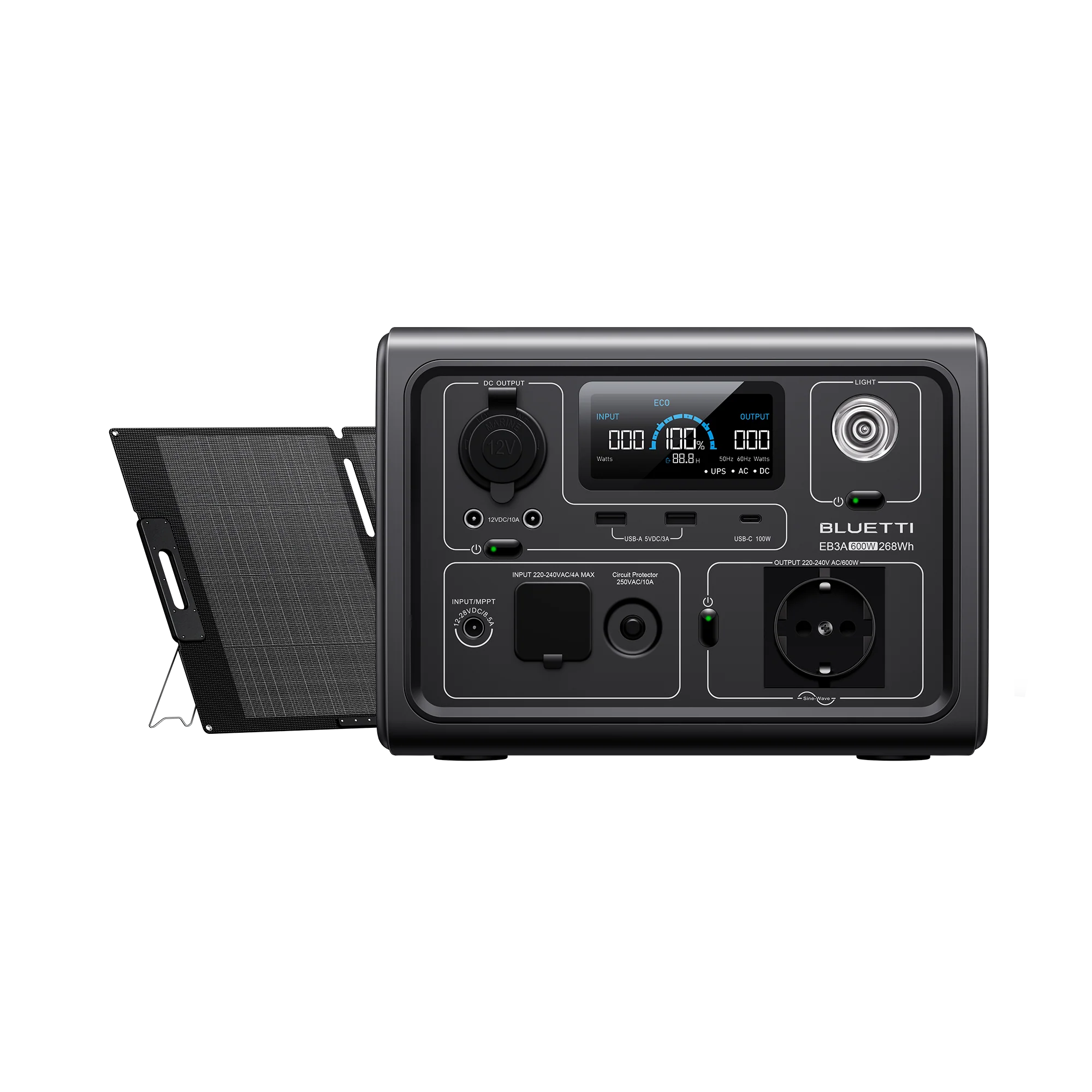 BLUETTI EB3A Portable Power Station | 600W 268Wh - Image 11