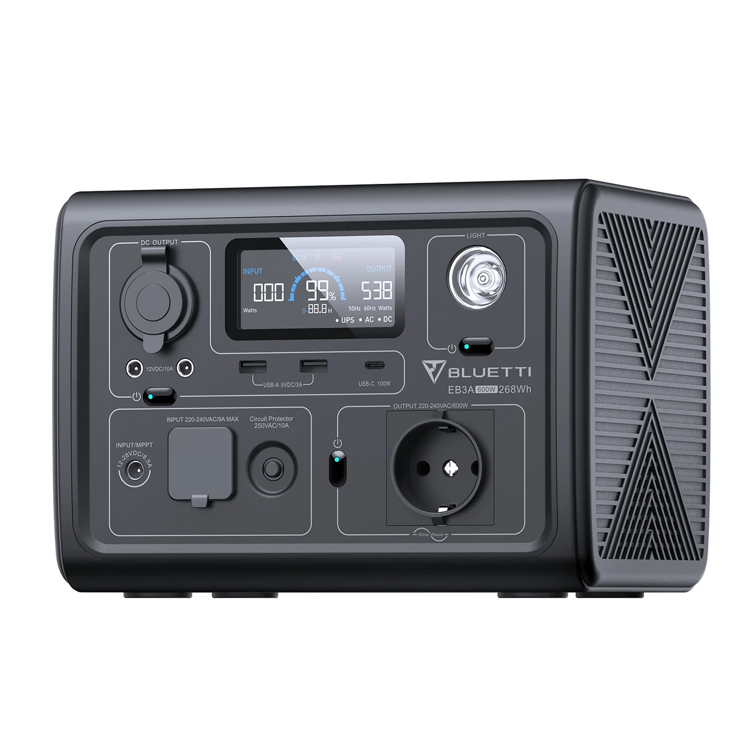 BLUETTI EB3A Portable Power Station | 600W 268Wh - Image 6